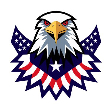 Bayrak Kanatlı ve Yıldızlı Kartal