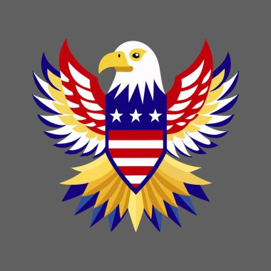 Eagle of the Stars and Stripes Spirit clipart