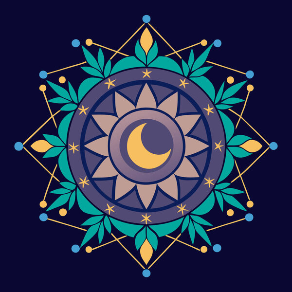 Культурная элегантность, традиция смешивания арабского искусства мандала