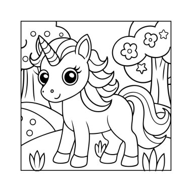  Vahşi yaşam desenleri sayfa elementlerini boyuyor. Boyama kitapları için ling vektör desenleri