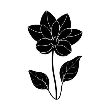 Kıbrıs cyclamen silueti, bahar ayini çiçek sanatı ve geleneksel miras motifleri