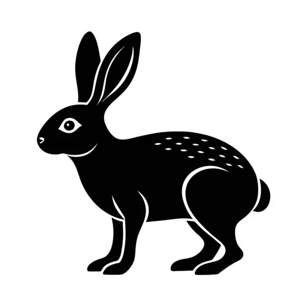 Efsanevi İrlanda faunası bahar ekinoksu tavşan silueti