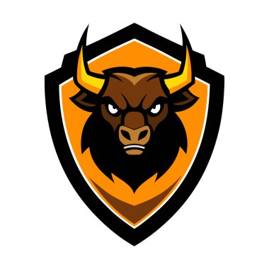 Kızgın kırmızı gözlü, tehditkar şeytan. Ateşli boynuz çizimleri.