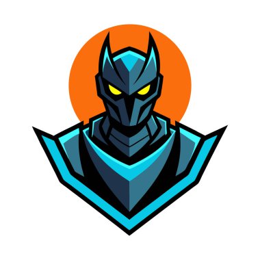 Kara Kedi Yoga Nilüfer Görüntü Sanatı Parlayan gözlü Robotik Savaşçı