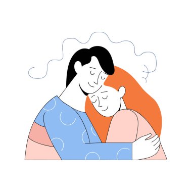 Baba-kız kucaklaşması.