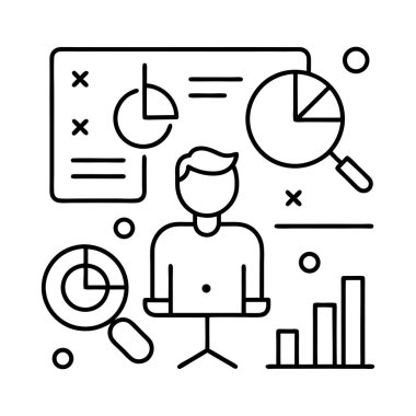 Profesyonel Analiz Grafiklerinin Özet Vektörü