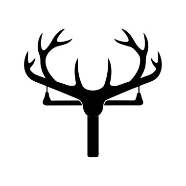Logo silueti için geyik boynuzları