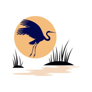 Heron Bataklıkları Ay Yansıma Sahnesi