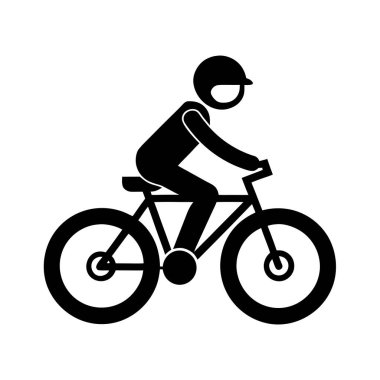 Şehir Taşınabilirliği Elektrikli Bisiklet Silüeti Vektör ResimleriComment