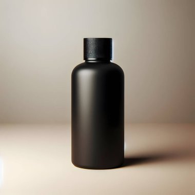 Beyaz Arkaplanda Alüminyum Şişe Yapılandırma Siyah Gri Beyaz