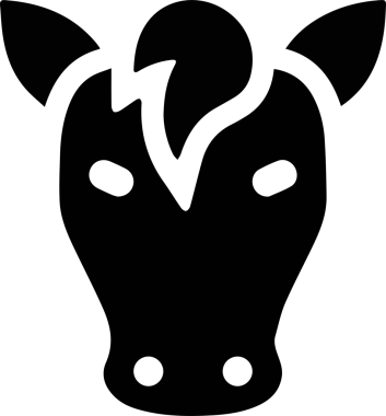 At simgesi vektör resimleme