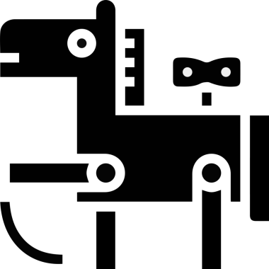 At simgesi vektör resimleme