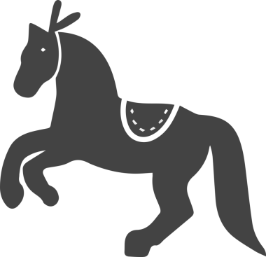 At simgesi vektör resimleme