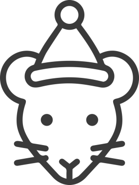 Şapka simgesi vektör çizimi