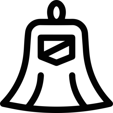 Şapka simgesi vektör çizimi