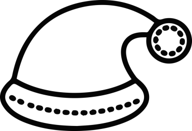 Şapka simgesi vektör çizimi
