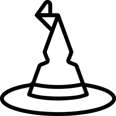 Şapka simgesi vektör çizimi