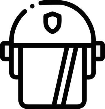 Şapka simgesi vektör çizimi