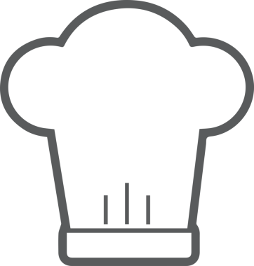 Şapka simgesi vektör çizimi