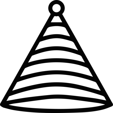 Şapka simgesi vektör çizimi