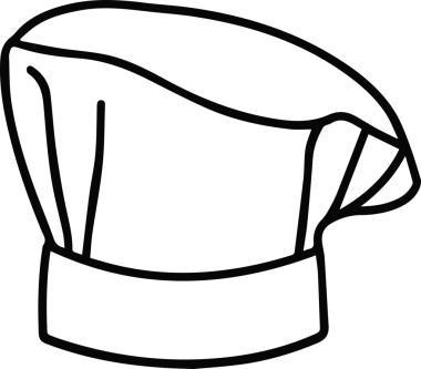 Şapka simgesi vektör çizimi