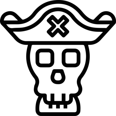 Şapka simgesi vektör çizimi