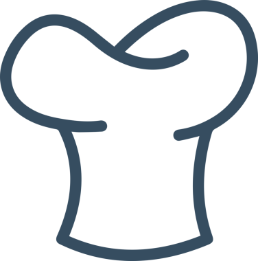 Şapka simgesi vektör çizimi