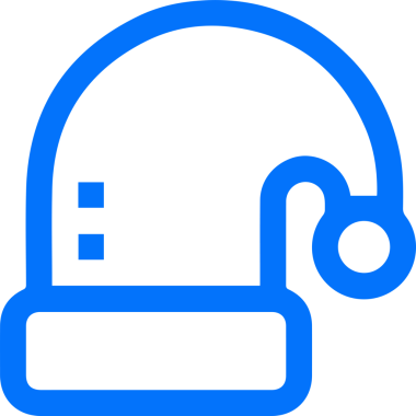 Şapka simgesi vektör çizimi