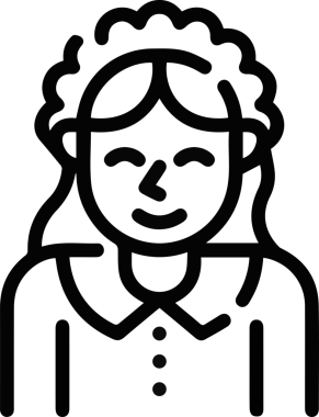 Şapka simgesi vektör çizimi