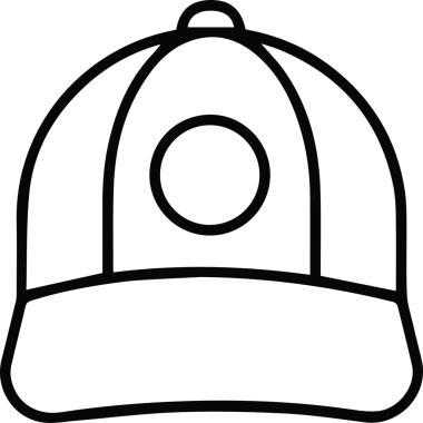 Şapka simgesi vektör çizimi