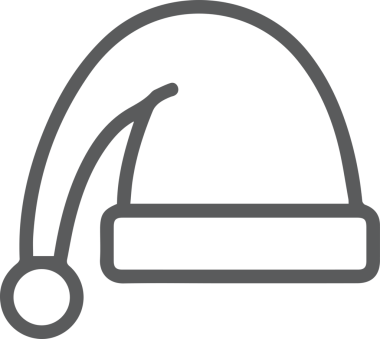 Şapka simgesi vektör çizimi