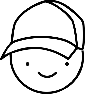 Şapka simgesi vektör çizimi