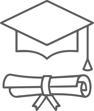 Şapka simgesi vektör çizimi