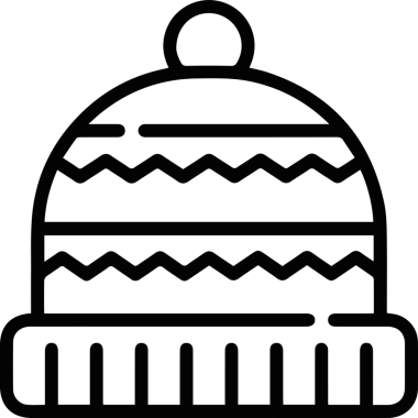 Şapka simgesi vektör çizimi