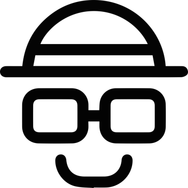 Şapka simgesi vektör çizimi