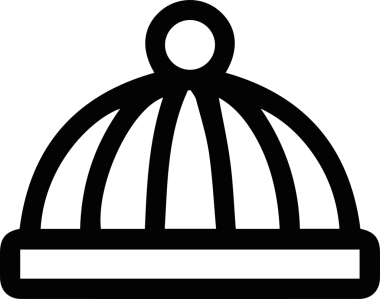 Şapka simgesi vektör çizimi