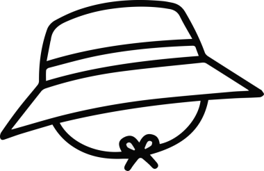 Şapka simgesi vektör çizimi