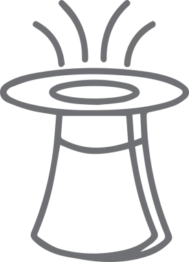 Şapka simgesi vektör çizimi