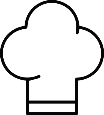 Şapka simgesi vektör çizimi