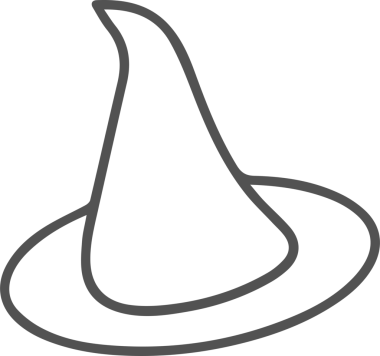 Şapka simgesi vektör çizimi