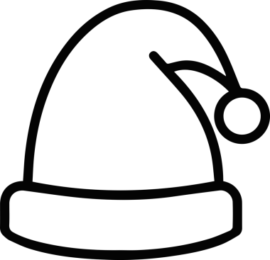 Şapka simgesi vektör çizimi
