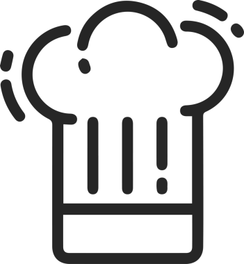 Şapka simgesi vektör çizimi