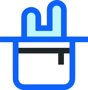 Şapka simgesi vektör çizimi