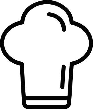 Şapka simgesi vektör çizimi