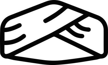 Şapka simgesi vektör çizimi