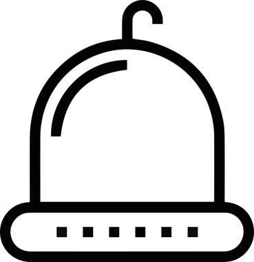 Şapka simgesi vektör çizimi