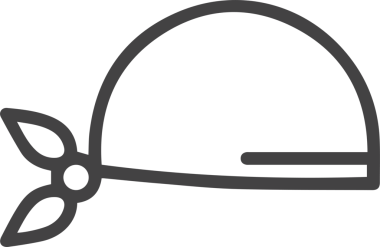 Şapka simgesi vektör çizimi