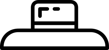 Şapka simgesi vektör çizimi