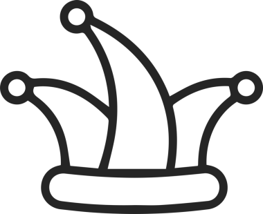 Şapka simgesi vektör çizimi