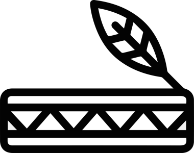 Şapka simgesi vektör çizimi